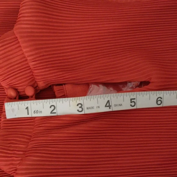 NWOT Sunday In Brooklyn XXS Ridged Orange Sleeveless Dress - Picture 14 of 17